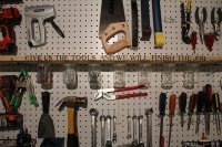 narzędzia w warsztacie